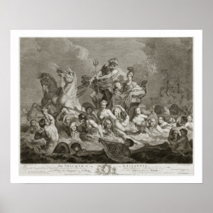 Affiches Triumph de Britannia, c.1765 (gravure)
