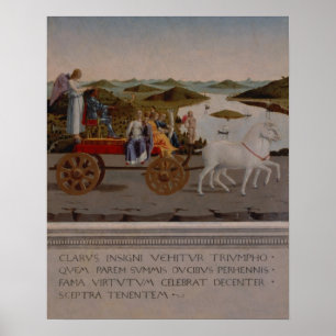 Affiches Triumph de Federigo DA Montefeltro, duc d'Urbino