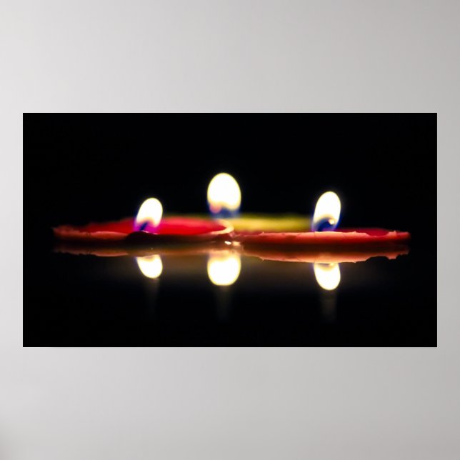 Affiches Trois bougies (Devant)