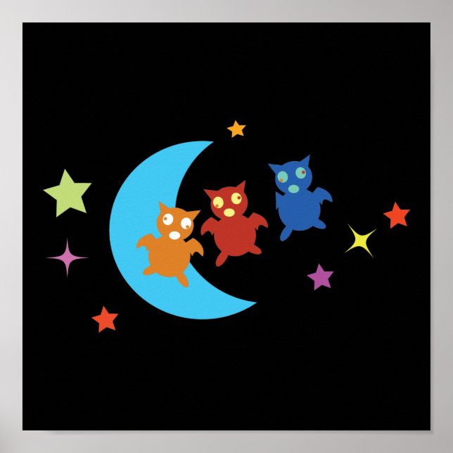 Affiches Trois chauves-souris (Devant)