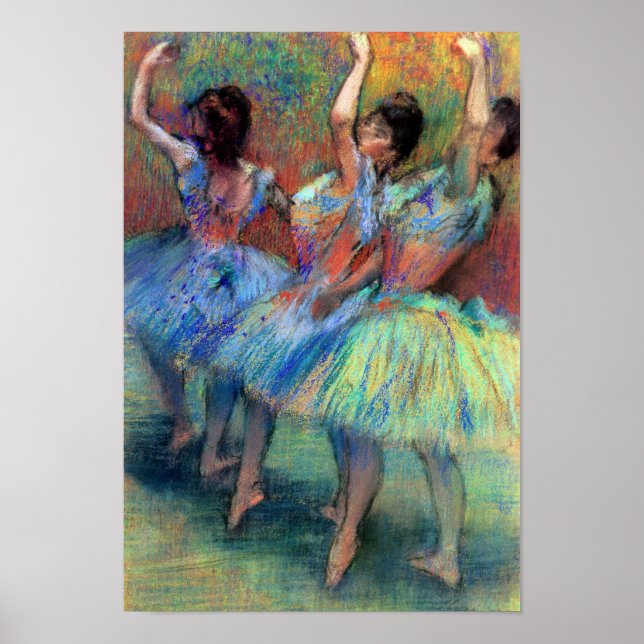 Affiches Trois danseurs de Degas (Devant)