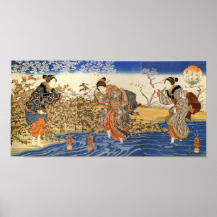 Affiches Trois femmes japonaises
