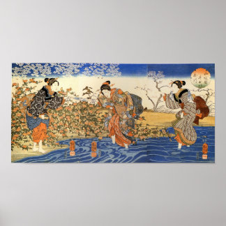 Affiches Trois femmes japonaises