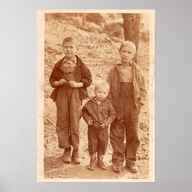 Affiches Trois garçons tristes (Devant)