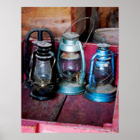 Trois Lampes au Kérosène