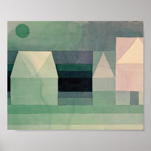 Affiches Trois Maisons : Paul Klee 1922