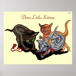 Affiches Trois Petits Chatons