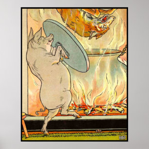 Affiches Trois Petits Cochons : En Tombe Le Loup