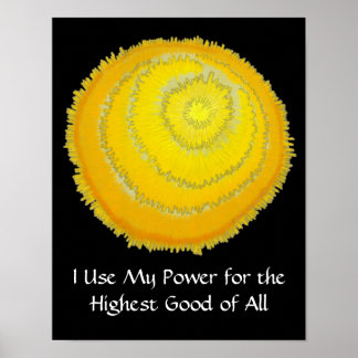 Affiches Troisième Chakra Healing Art # - Self Esteem