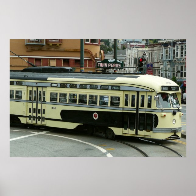 Affiches Trolley de San Francisco (Devant)