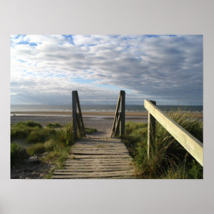 Affiches trottoir du Findhorn en Écosse