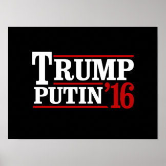 Affiches Trump Poutine 2016