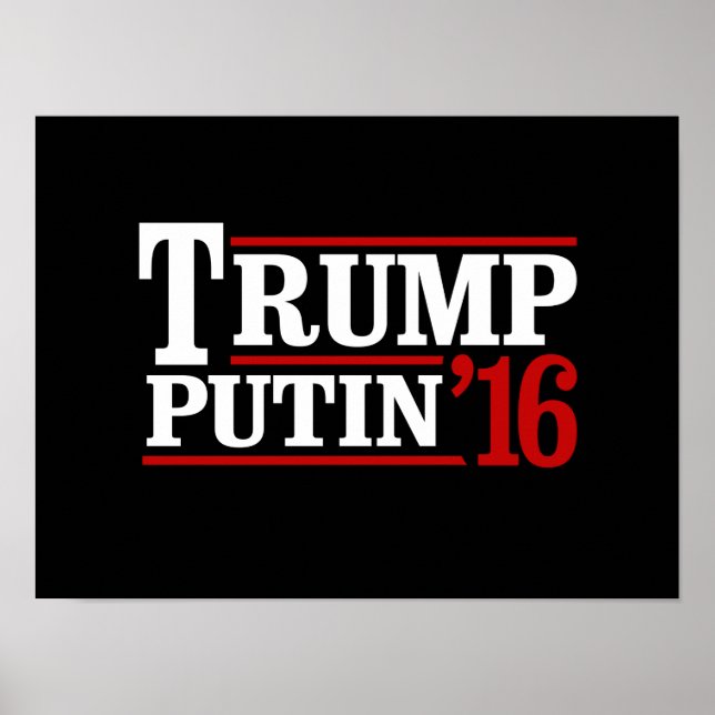 Affiches Trump Poutine 2016 (Devant)