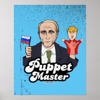 Affiches Trump Puppet Master - Vladimir Poutine