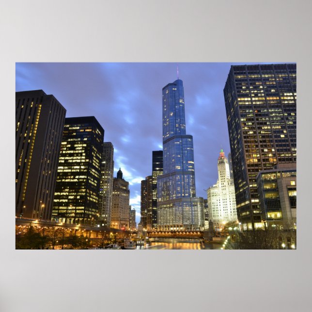 Affiches Trump Tower sur le fleuve (Devant)