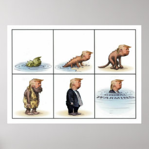 Affiches Trump visite Houston