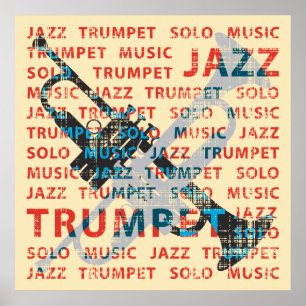 Affiches Trumpet jazz