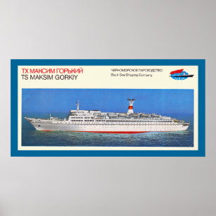 Affiches TS Maksim Gorkiy
