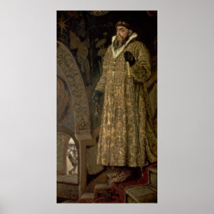 Affiches Tsar Ivan IV Vasilyevich "" le 1897 terrible