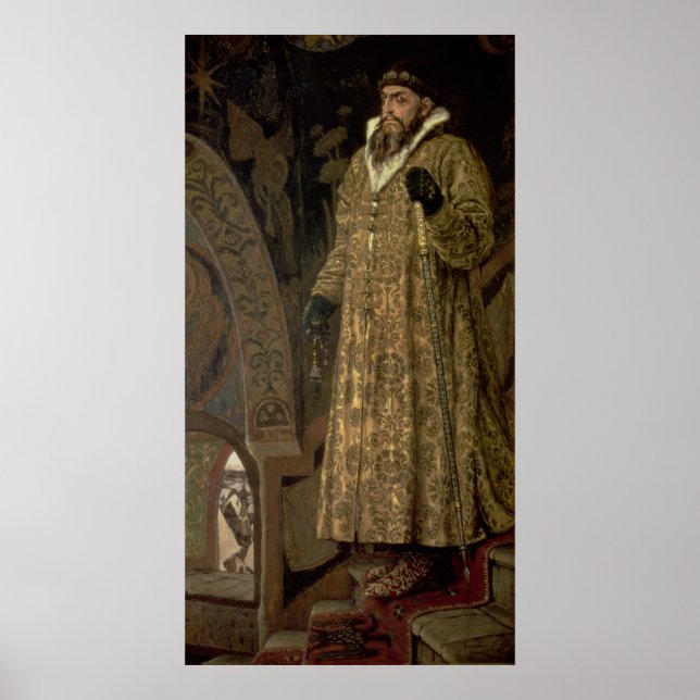 Affiches Tsar Ivan IV Vasilyevich "le Terrible" 1897 (Devant)