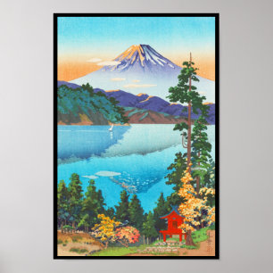 Affiches Tsuchiya Koitsu Lake Ashi dans les collines de Hak