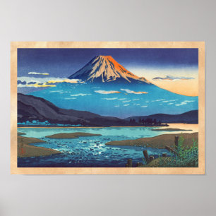 Affiches Tsuchiya Koitsu Tokaido paysage Fujikawa art