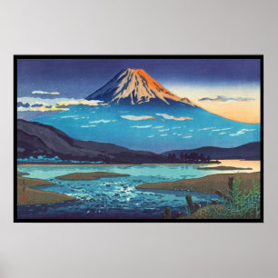 Affiches Tsuchiya Koitsu Tokaido paysage Fujikawa art