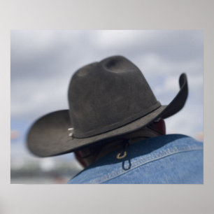 Affiches Tucson, Arizona. Chapeaux de cow-boy en usage au