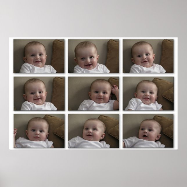 Affiches Tuiles pour bébés (Devant)