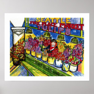 Affiches Tulip Lady