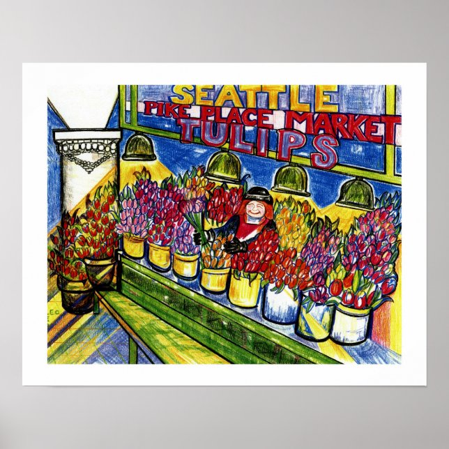 Affiches Tulip Lady (Devant)