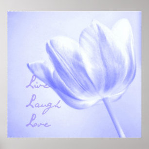 Affiches Tulipe lilas vivante, rire, amour