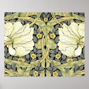 Affiches Tulipes Pimpernel Art Botanique de William Morris