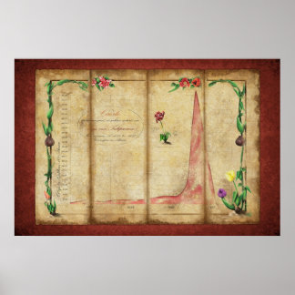 Affiches Tulipomania Graph (red)