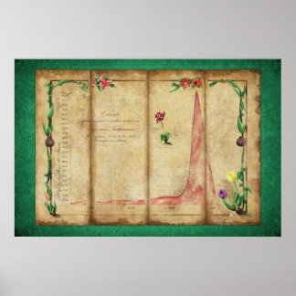 Affiches Tulipomania Graph (Verts)