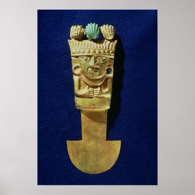 Affiches Tumi ou couteau cérémonial en forme de (Devant)