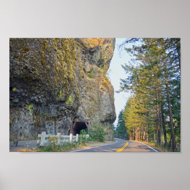 Affiches Tunnel d'Oneonta, Columbia River Highway, Oregon (Devant)