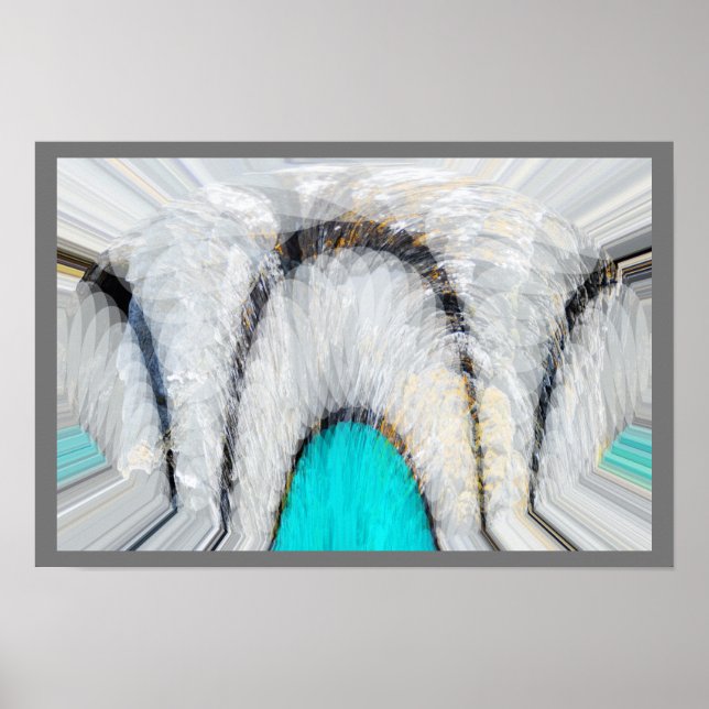 Affiches Tunnel temporel glacial (Devant)