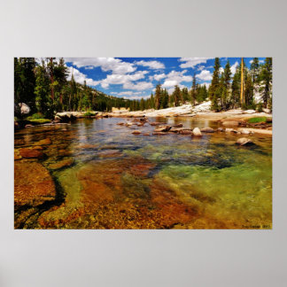 Affiches Tuolumne River, Tuolumne Meadows, Yosemite.