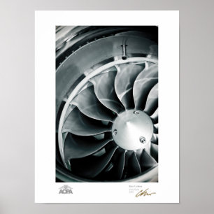 Affiches Turbine bleue