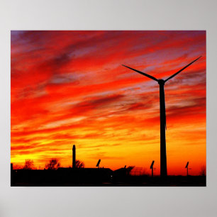 Affiches Turbine de vent