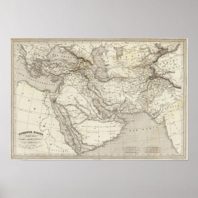 Affiches Turquie et Arabie (Devant)