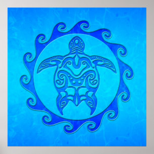Affiches Turtle Sun
