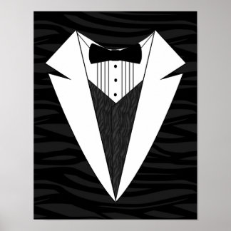 Affiches Tuxedo noir/blanc
