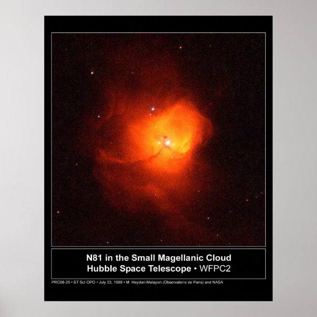 Affiches TVH N81 dans le petit nuage magellanique (Devant)