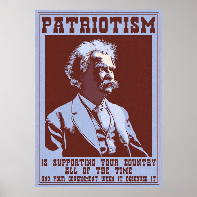 Affiches Twain - Patriotisme (Devant)