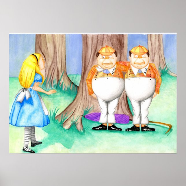 Affiches Tweedledee et Tweedledum (Devant)