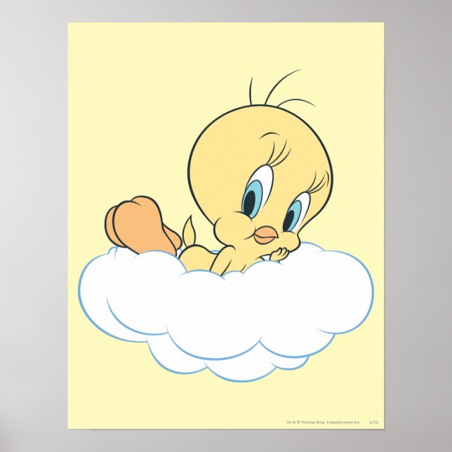 Affiches Tweety Dans Les Nuages Pose 3 (Devant)