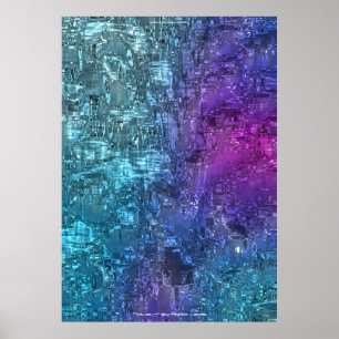 Affiches Twilight Hues Art Abstrait par Indigo Lewis