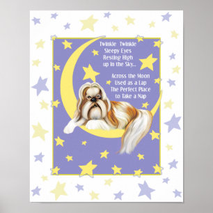 Affiches Twinkle Twinkle Shih Tzu